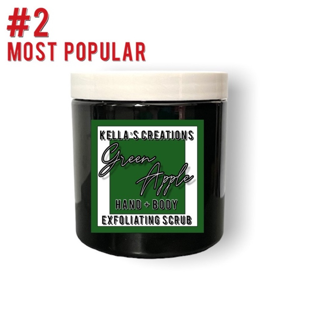 8oz Green Apple Hand scrub